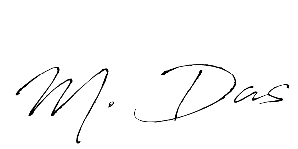 How to make M. Das signature? Antro_Vectra is a professional autograph style. Create handwritten signature for M. Das name. M. Das signature style 6 images and pictures png