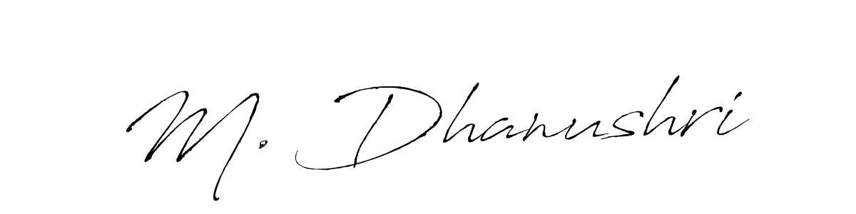 Here are the top 10 professional signature styles for the name M. Dhanushri. These are the best autograph styles you can use for your name. M. Dhanushri signature style 6 images and pictures png