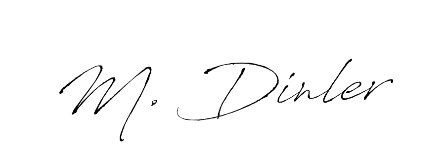 Also we have M. Dinler name is the best signature style. Create professional handwritten signature collection using Antro_Vectra autograph style. M. Dinler signature style 6 images and pictures png