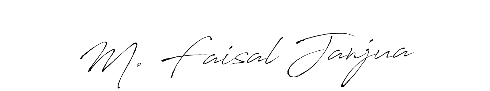 Use a signature maker to create a handwritten signature online. With this signature software, you can design (Antro_Vectra) your own signature for name M. Faisal Janjua. M. Faisal Janjua signature style 6 images and pictures png