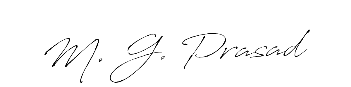It looks lik you need a new signature style for name M. G. Prasad. Design unique handwritten (Antro_Vectra) signature with our free signature maker in just a few clicks. M. G. Prasad signature style 6 images and pictures png