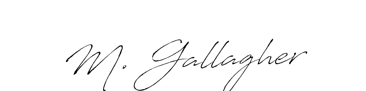 Make a beautiful signature design for name M. Gallagher. Use this online signature maker to create a handwritten signature for free. M. Gallagher signature style 6 images and pictures png