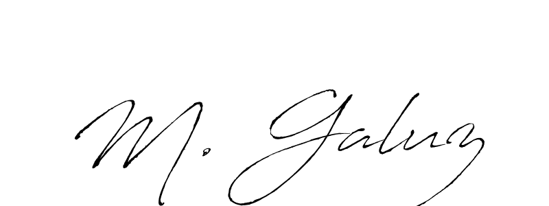 if you are searching for the best signature style for your name M. Galuz. so please give up your signature search. here we have designed multiple signature styles  using Antro_Vectra. M. Galuz signature style 6 images and pictures png