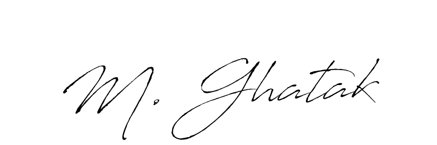 Make a beautiful signature design for name M. Ghatak. Use this online signature maker to create a handwritten signature for free. M. Ghatak signature style 6 images and pictures png