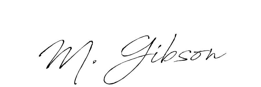 Also You can easily find your signature by using the search form. We will create M. Gibson name handwritten signature images for you free of cost using Antro_Vectra sign style. M. Gibson signature style 6 images and pictures png