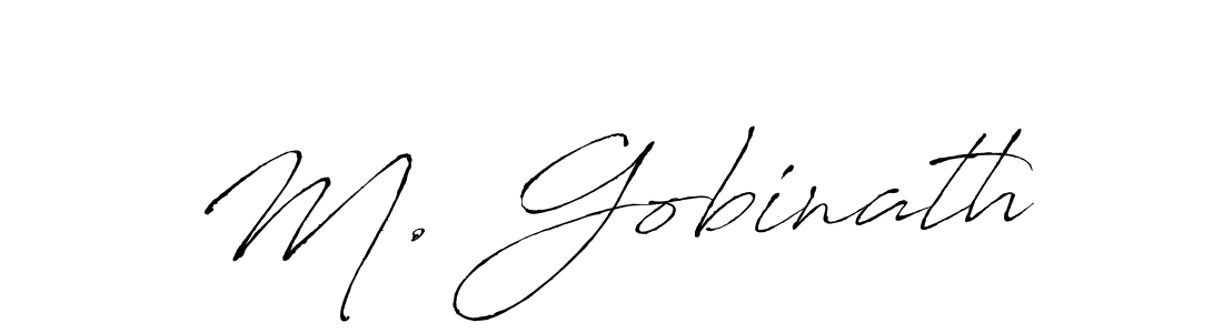 Once you've used our free online signature maker to create your best signature Antro_Vectra style, it's time to enjoy all of the benefits that M. Gobinath name signing documents. M. Gobinath signature style 6 images and pictures png