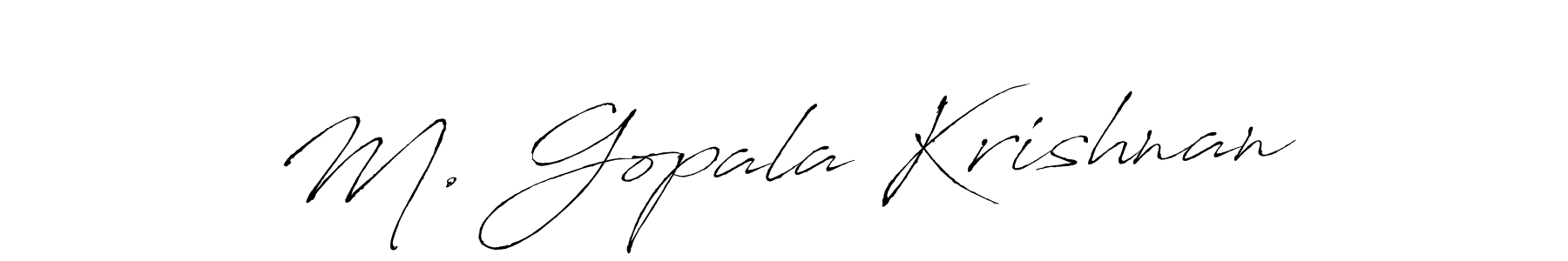 Once you've used our free online signature maker to create your best signature Antro_Vectra style, it's time to enjoy all of the benefits that M. Gopala Krishnan name signing documents. M. Gopala Krishnan signature style 6 images and pictures png