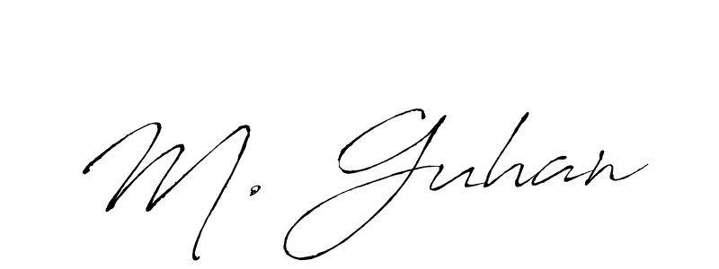 Make a beautiful signature design for name M. Guhan. Use this online signature maker to create a handwritten signature for free. M. Guhan signature style 6 images and pictures png