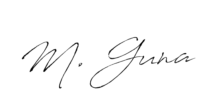 Also You can easily find your signature by using the search form. We will create M. Guna name handwritten signature images for you free of cost using Antro_Vectra sign style. M. Guna signature style 6 images and pictures png