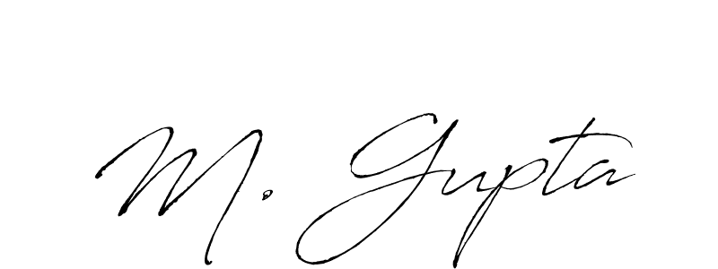 You should practise on your own different ways (Antro_Vectra) to write your name (M. Gupta) in signature. don't let someone else do it for you. M. Gupta signature style 6 images and pictures png