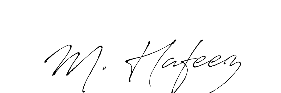 You should practise on your own different ways (Antro_Vectra) to write your name (M. Hafeez) in signature. don't let someone else do it for you. M. Hafeez signature style 6 images and pictures png