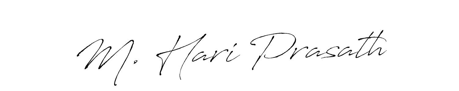 How to make M. Hari Prasath signature? Antro_Vectra is a professional autograph style. Create handwritten signature for M. Hari Prasath name. M. Hari Prasath signature style 6 images and pictures png