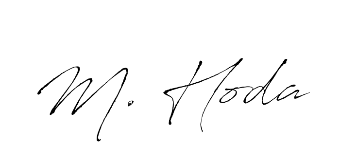 Similarly Antro_Vectra is the best handwritten signature design. Signature creator online .You can use it as an online autograph creator for name M. Hoda. M. Hoda signature style 6 images and pictures png