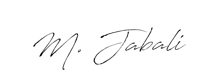 Make a beautiful signature design for name M. Jabali. Use this online signature maker to create a handwritten signature for free. M. Jabali signature style 6 images and pictures png