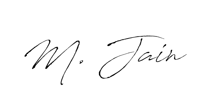 How to Draw M. Jain signature style? Antro_Vectra is a latest design signature styles for name M. Jain. M. Jain signature style 6 images and pictures png