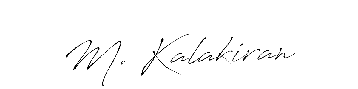 Also You can easily find your signature by using the search form. We will create M. Kalakiran name handwritten signature images for you free of cost using Antro_Vectra sign style. M. Kalakiran signature style 6 images and pictures png