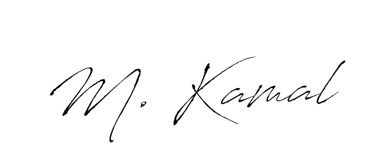How to make M. Kamal signature? Antro_Vectra is a professional autograph style. Create handwritten signature for M. Kamal name. M. Kamal signature style 6 images and pictures png