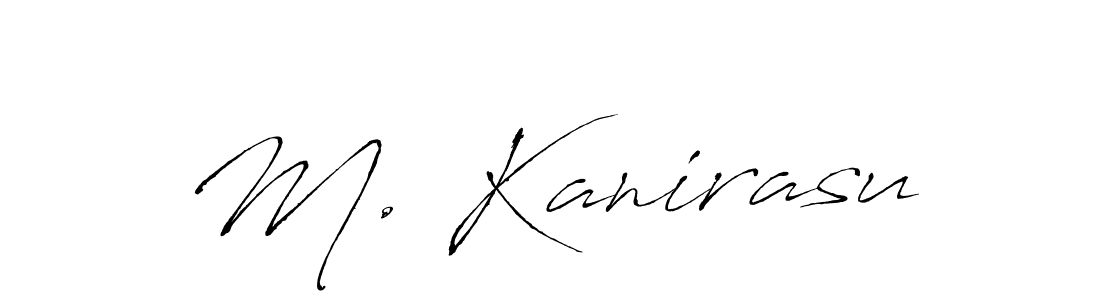 Also You can easily find your signature by using the search form. We will create M. Kanirasu name handwritten signature images for you free of cost using Antro_Vectra sign style. M. Kanirasu signature style 6 images and pictures png