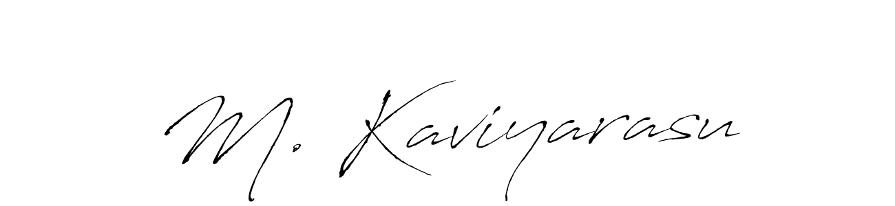M. Kaviyarasu stylish signature style. Best Handwritten Sign (Antro_Vectra) for my name. Handwritten Signature Collection Ideas for my name M. Kaviyarasu. M. Kaviyarasu signature style 6 images and pictures png