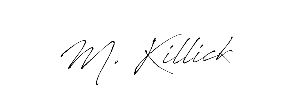 You should practise on your own different ways (Antro_Vectra) to write your name (M. Killick) in signature. don't let someone else do it for you. M. Killick signature style 6 images and pictures png