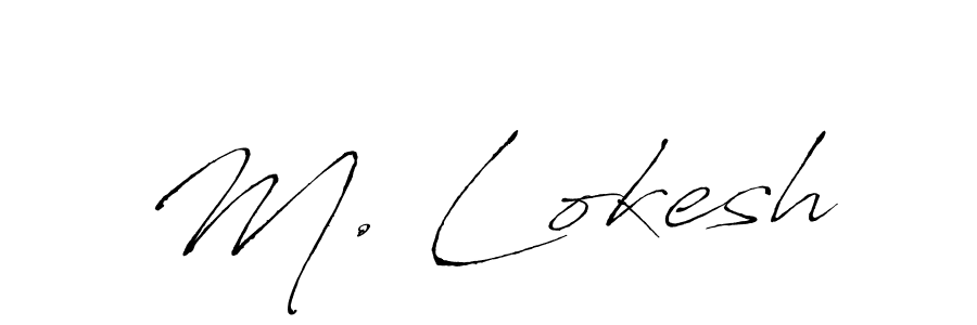 Check out images of Autograph of M. Lokesh name. Actor M. Lokesh Signature Style. Antro_Vectra is a professional sign style online. M. Lokesh signature style 6 images and pictures png
