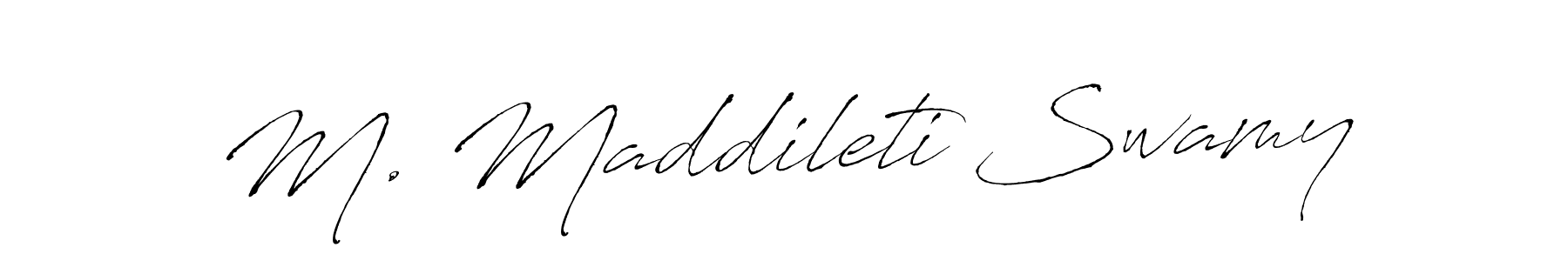 Make a beautiful signature design for name M. Maddileti Swamy. Use this online signature maker to create a handwritten signature for free. M. Maddileti Swamy signature style 6 images and pictures png