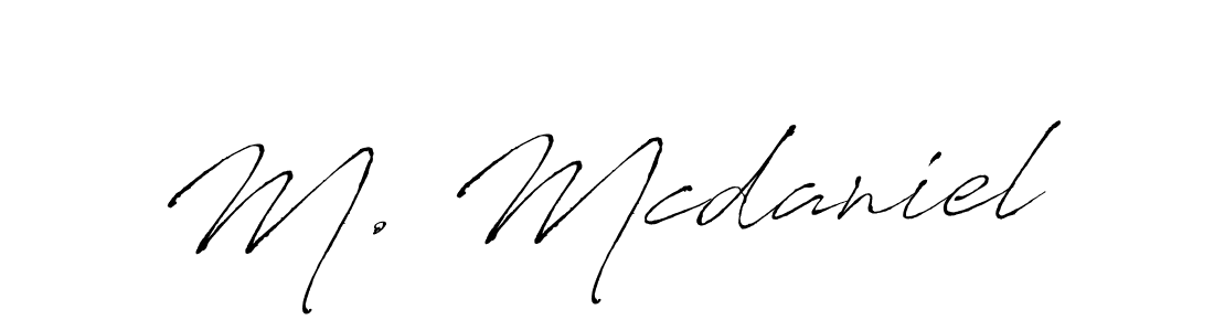 Once you've used our free online signature maker to create your best signature Antro_Vectra style, it's time to enjoy all of the benefits that M. Mcdaniel name signing documents. M. Mcdaniel signature style 6 images and pictures png