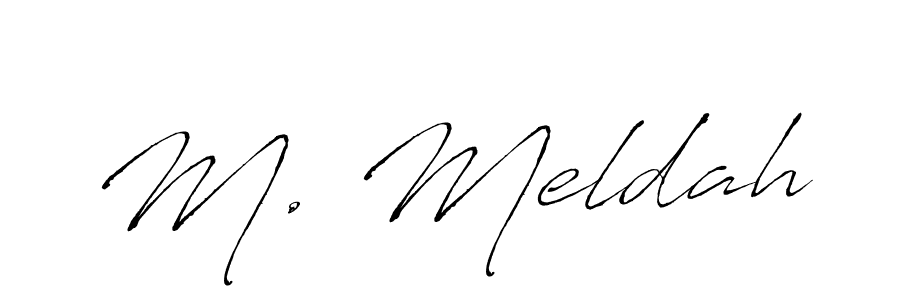 You should practise on your own different ways (Antro_Vectra) to write your name (M. Meldah) in signature. don't let someone else do it for you. M. Meldah signature style 6 images and pictures png