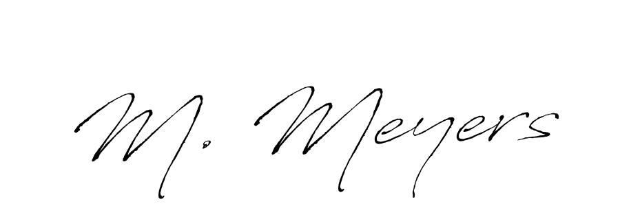 Use a signature maker to create a handwritten signature online. With this signature software, you can design (Antro_Vectra) your own signature for name M. Meyers. M. Meyers signature style 6 images and pictures png