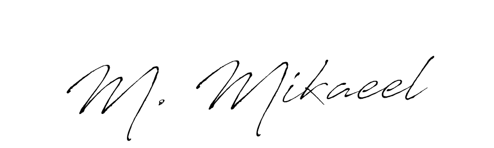 Make a short M. Mikaeel signature style. Manage your documents anywhere anytime using Antro_Vectra. Create and add eSignatures, submit forms, share and send files easily. M. Mikaeel signature style 6 images and pictures png