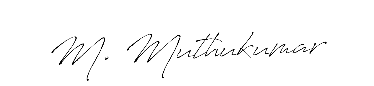 You should practise on your own different ways (Antro_Vectra) to write your name (M. Muthukumar) in signature. don't let someone else do it for you. M. Muthukumar signature style 6 images and pictures png