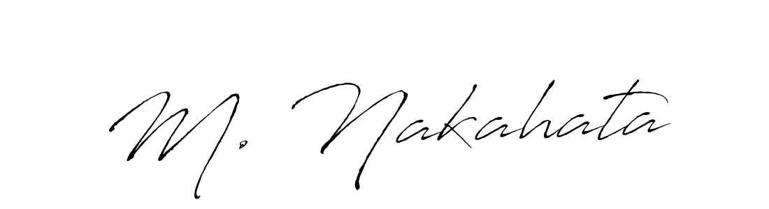 Also we have M. Nakahata name is the best signature style. Create professional handwritten signature collection using Antro_Vectra autograph style. M. Nakahata signature style 6 images and pictures png