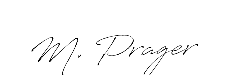 The best way (Antro_Vectra) to make a short signature is to pick only two or three words in your name. The name M. Prager include a total of six letters. For converting this name. M. Prager signature style 6 images and pictures png