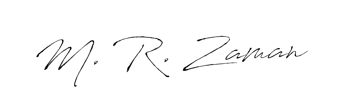 Also You can easily find your signature by using the search form. We will create M. R. Zaman name handwritten signature images for you free of cost using Antro_Vectra sign style. M. R. Zaman signature style 6 images and pictures png