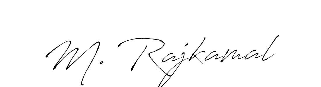 Once you've used our free online signature maker to create your best signature Antro_Vectra style, it's time to enjoy all of the benefits that M. Rajkamal name signing documents. M. Rajkamal signature style 6 images and pictures png