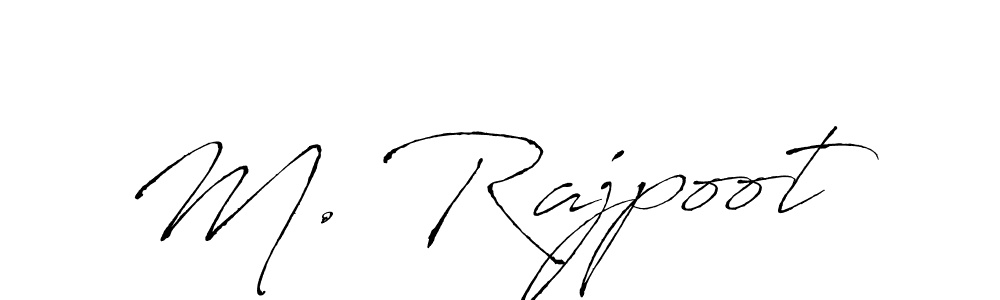 Also we have M. Rajpoot name is the best signature style. Create professional handwritten signature collection using Antro_Vectra autograph style. M. Rajpoot signature style 6 images and pictures png