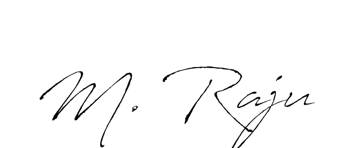 Also You can easily find your signature by using the search form. We will create M. Raju name handwritten signature images for you free of cost using Antro_Vectra sign style. M. Raju signature style 6 images and pictures png