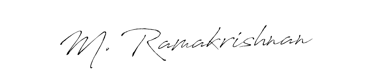 Make a beautiful signature design for name M. Ramakrishnan. Use this online signature maker to create a handwritten signature for free. M. Ramakrishnan signature style 6 images and pictures png