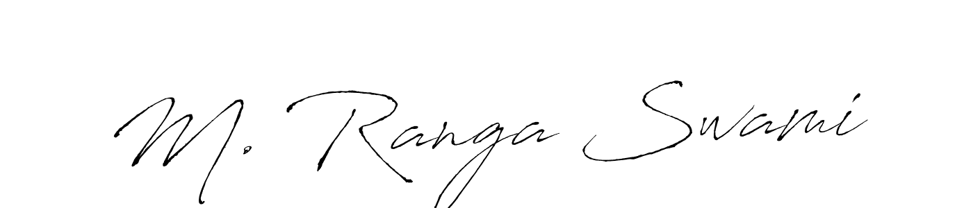 Also we have M. Ranga Swami name is the best signature style. Create professional handwritten signature collection using Antro_Vectra autograph style. M. Ranga Swami signature style 6 images and pictures png