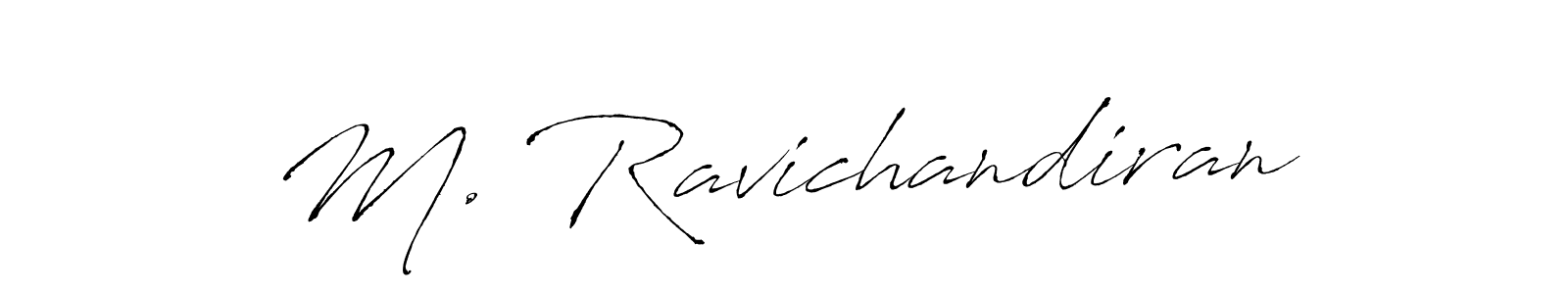 Also we have M. Ravichandiran name is the best signature style. Create professional handwritten signature collection using Antro_Vectra autograph style. M. Ravichandiran signature style 6 images and pictures png