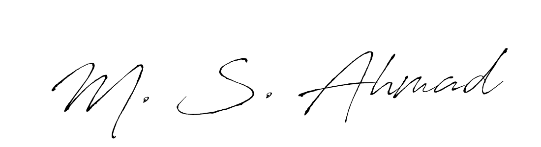 Make a beautiful signature design for name M. S. Ahmad. Use this online signature maker to create a handwritten signature for free. M. S. Ahmad signature style 6 images and pictures png