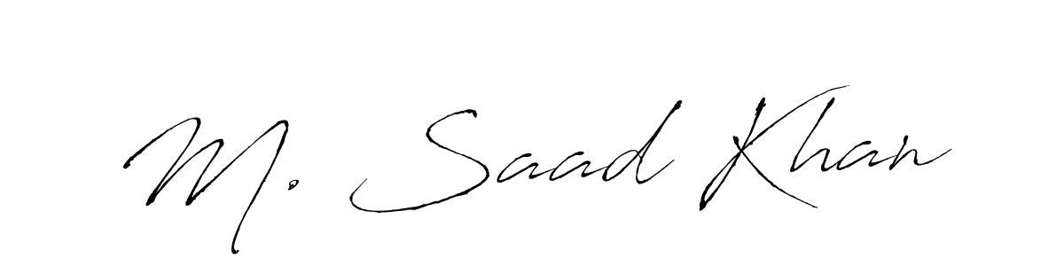 Once you've used our free online signature maker to create your best signature Antro_Vectra style, it's time to enjoy all of the benefits that M. Saad Khan name signing documents. M. Saad Khan signature style 6 images and pictures png