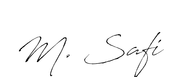 How to make M. Safi signature? Antro_Vectra is a professional autograph style. Create handwritten signature for M. Safi name. M. Safi signature style 6 images and pictures png