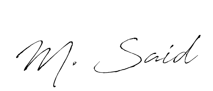 Similarly Antro_Vectra is the best handwritten signature design. Signature creator online .You can use it as an online autograph creator for name M. Said. M. Said signature style 6 images and pictures png