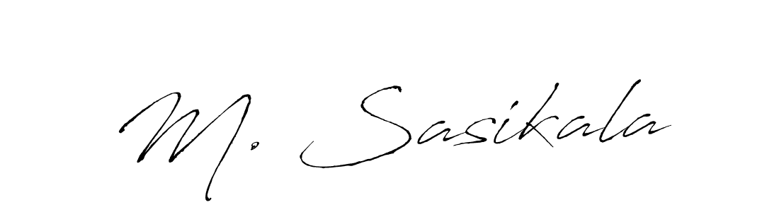 Similarly Antro_Vectra is the best handwritten signature design. Signature creator online .You can use it as an online autograph creator for name M. Sasikala. M. Sasikala signature style 6 images and pictures png