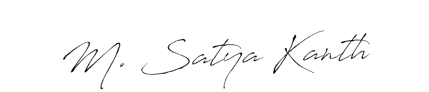 You can use this online signature creator to create a handwritten signature for the name M. Satya Kanth. This is the best online autograph maker. M. Satya Kanth signature style 6 images and pictures png