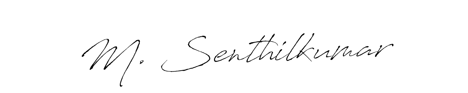 How to Draw M. Senthilkumar signature style? Antro_Vectra is a latest design signature styles for name M. Senthilkumar. M. Senthilkumar signature style 6 images and pictures png
