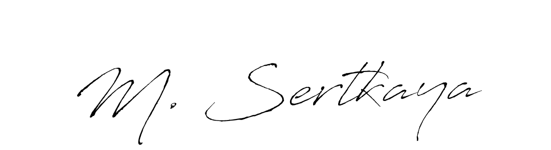 This is the best signature style for the M. Sertkaya name. Also you like these signature font (Antro_Vectra). Mix name signature. M. Sertkaya signature style 6 images and pictures png