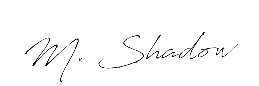 if you are searching for the best signature style for your name M. Shadow. so please give up your signature search. here we have designed multiple signature styles  using Antro_Vectra. M. Shadow signature style 6 images and pictures png