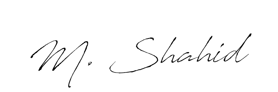 Once you've used our free online signature maker to create your best signature Antro_Vectra style, it's time to enjoy all of the benefits that M. Shahid name signing documents. M. Shahid signature style 6 images and pictures png